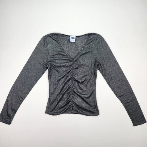 Bundle of 3 Old Navy Women's Long Sleeve Shirts Size M Cropped Casual LIke New - Picture 7 of 16